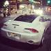 A Fisker Karma Electric car is spotted downtown. (j_hav)