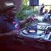 Erik Simmons spins tracks at a graduation party held at Pot and Box Sunday. (ruthlmarks)
