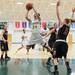 Huron's Bianca Williams jumps to make a shot against Dexter during the third quarter of their game, Tuesday Feb. 5th.
Courtney Sacco I AnnArbor.com 