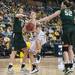 Wolverines Madison Ristovski jumps to make a shot during the first half of their game against the Spartans Saturday Feb. 16th.
Courtney Sacco I AnnArbor.com    