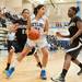 Skyline's Zena Shunnar makes rebound during the second half of their game against Skyline.
Courtney Sacco I AnnArbor.com 