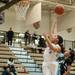 Skyline's Mea Morris jumps to make a layup during first half of their game against Huron Tuesday night.
Courtney Sacco I AnnArbor.com  