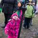 Elea Killewald reaches up for an Easter egg during the Jaycees Easter Egg Scramble and Marshmallow Drop at Frog Island Park in Ypsilanti on Saturday March 23. Courtney Sacco I AnnArbor.com 