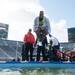 Participants dressed in costumes jump in to one of two pools set up on the Michigan Stadium field as they take part in a Polar Plunge to raise money for the Special Olympics.
Courtney Sacco I AnnArbor.com  