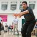 Huron's Head Coach Waleed Samaha yells at a referee for not calling a foul during second half of their game Thursday evening at Huron High School.
Courtney Sacco I AnnArbor.com 