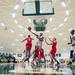Ypsilanti's Justin Bernard jumps to make a shot during first half of the regional semifinal game against Canton at Huron High School March 11.
Courtney Sacco I AnnArbor.com  