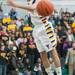 Ypsilanti's Justin Bernard looses control of the ball after being fouled  during the fourth quarter of the Class A regional finales at Huron High School Wednesday, Mar.13th.Courtney Sacco I AnnArbor.com 