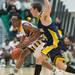 Ypsilanti's Jalen Harmon drives the ball up the court against South Lyon during the first half of the Class A regional finales at Huron High School Wednesday, Mar.13th.Courtney Sacco I AnnArbor.com 