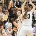 Tylor Olson jumps as she tries to make a shot against Grosse Pointe South during the second quarter of Class A girls state semi-finals healed at the Breslin Center in East Lansing Friday Mar. 15th.
Courtney Sacco I AnnArbor.com 