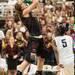 Makenzie Svihra jumps to make a basket during the third quarter of Class A girls state semi-finals healed at the Breslin Center in East Lansing Friday Mar. 15th.
Courtney Sacco I AnnArbor.com  