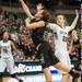 Dexter's Makenzie Svihra jumps as she tries to make a shot against Grosse Pointe South during the first quarter of Class A girls state semi-finals healed at the Breslin Center in East Lansing Friday Mar. 15th.
Courtney Sacco I AnnArbor.com 