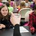 Fourth-graders from the Willow Run Community Schools learned about density from WCC students in the early elementary degree program on March 20. Courtney Sacco I AnnArbor.com   
