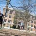 Becky Moore, a senior at the University of Michigan tosses around a frisbee on the Diag on Saturday, March 30.
Courtney Sacco I AnnArbor.com   