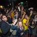 Fans spill into the streets in the immediate aftermath of the Michigan basketball team's win in the Final Four over Syracuse to advance to Monday's national championship game. Courtney Sacco I AnnArbor.com