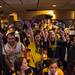 Wolverines fans cheer during the last few minutes of the Final Four game against Syracuse at Good Time Charley's  on South University Avenue on Saturday night. Courtney Sacco I AnnArbor.com  