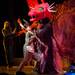 Isaac Scobey-Thal as Donkey and Tionna Griffin as Dragon during Pioneer Theatre Guild's presentation of 'Shrek the Musical' Friday, May 3.
Courtney Sacco I AnnArbor.com 
 