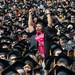 Graduates cheer in the stands as they are graduated by the dean of their schools during spring commencement held at Michigan stadium, Saturday May 4.
Courtney Sacco I AnnArbor.com 
