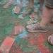 Feet and the grass in Riverside Park covered with colored powder as runners celebrate after completing The Color Run in Ypsilanti, Saturday May 11.
Courtney Sacco I AnnArbor.com 