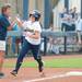 Wolverines senior Ashley Lane high fives head coach Carol Hutchins after hitting a three run home run during the first inning of their game against Valparaiso Friday May 17.
Courtney Sacco I AnnArbor.com   