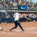 Wolverines junior Taylor Hasselbach hits the ball during the fifth inning of their game against Valparaiso Friday May 17.
Courtney Sacco I AnnArbor.com    