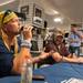 Former Wolverines football player Steve Everitt speaks during the Mott Takeover telethon on WTKA at the MDen Friday May 17.
Courtney Sacco I AnnArbor.com