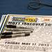 A flyer singed my the former Wolverines who participated in the Mott Takeover telethon on WTKA held at the MDen Friday May 17.
