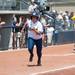 Wolverines junior Brandi Virgil runs home to score the Wolverines third run of their game against California, Saturday May 18.
Courtney Sacco I AnnArbor.com     