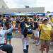 Wolverines fans wait outside the dugout to cheer on their team after winning the NCAA regional title game against California, Sunday May 19.
Courtney Sacco I AnnArbor.com  