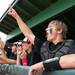 Big Reds cheer form the dugout during the seventh inning of their regional tournament game against Riverview, Saturday June 8.
Courtney Sacco I AnnArbor.com 