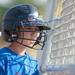 Alex Kim watches the game as he waits for his turn up to bat.
Courtney Sacco I AnnArbor.com 