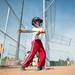 Isaac Levey-Czuchnowsky practices his swing in the batters box.
Courtney Sacco I AnnArbor.com