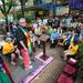 Reverand Gail Geisenhainer of the First Unitarian Universalist congregation of Ann Arbor addresses the crowd at a gay community rally in Ann Arbor's Kerrytown, as the crowd celebrates the U.S. Supreme Court's rulings made on same-sex marriage earlier in the day, Wednesday, June 26.
Courtney Sacco I AnnArbor.com    