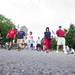 Members of the Ypsilanti City Council as they march in the  city's 4th of July parade.
Courtney Sacco I AnnArbor.com 
