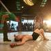 Calvin Stoner lays on the mat after being defeated David Horner in the first fight put on by the Michigan Combat League at A2 Fest, Friday, July 12.
Courtney Sacco I AnnArbor.com 