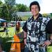 Elvis fan Jesse Aron of Green Bay WI, poses for a photo during the Michigan Elvisfest in Ypsilanti Saturday, July 13.
Courtney Sacco I AnnArbor.com 