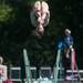 Emma B.  jumps off the board during the 15 and over diving portion of the WISC championships, at the Huron Valley Swim Club in Ann Arbor, Wednesday, July 24.
Courtney Sacco I AnnArbor.com     