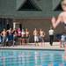Friends of Lauren G. show their supports as she jumps off the board during day three of the WISC championships, at the Huron Valley Swim Club in Ann Arbor, Wednesday, July 24.
Courtney Sacco I AnnArbor.com     