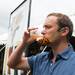 Nick Caccia drinks a sample of beer during the Michigan Summer Beer Festival at Riverside Park in Ypsilanti, Saturday, July 27.
Courtney Sacco I AnnArbor.com