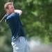 Michigan alumni play a round of golf during the Michigan hockey alumni golf outing at the University of Michigan Golf Course in Ann Arbor, Saturday August, 3.Courtney Sacco I AnnArbor.com 