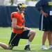 Michigan quarterback Shane Morris during a drill on the practice field outside of the Al Glick Field House on Thursday, August 8, 2013. 
Courtney Sacco I AnnArbor.com 