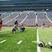 Michigan's quarterback Devin Gardner throws the ball as he poses for a group of photographers during media day at Michigan Stadium, Sunday, August, 11.
Courtney Sacco AnnArbor.com 