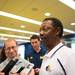 Michigan's Running Backs coach Fred Jackson talks to reporters during media day in the Junge Family Champions Center, Sunday, August, 11.
Courtney Sacco AnnArbor.com 
