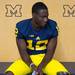 Michigan quarterback Devin Gardner takes a break form talking to reporters  in the locker room during media day, Sunday, August, 11.
Courtney Sacco AnnArbor.com 