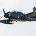 A AD-5W Skyraider passes over the airfield during  2013 Thunder Over Michigan air show at the Willow Run airport, Saturday, August, 10.
Courtney Sacco I AnnArbor.com 