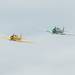 Two WW2 era planes fly in formation during the WWII Air Power Parade at the 2013 Thunder Over Michigan air show at the Willow Run airport, Saturday, August, 10.
Courtney Sacco I AnnArbor.com 