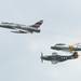 A F-100, F-86 and P-51 fly in formation for the Heritage Flight at the end of the 2013 Thunder Over Michigan air show at the Willow Run airport, Saturday, August, 10.
Courtney Sacco I AnnArbor.com 