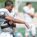 Skyline High School varsity football team stretch at the start of practice, Thursday, August, 15.
Courtney Sacco I AnnArbor.com 