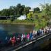 More than 800 people lined up to watch at QVC's "In the Kitchen with Dave" shoot a live show in Ypsilanti's Riverside park, Sunday, Aug, 25.
Courtney Sacco I AnnArbor.com 