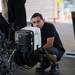 A jib operator watches the monitor as QVC's "In the Kitchen with Dave" shoot a live show in Ypsilanti's Riverside park, Sunday, Aug, 25.
Courtney Sacco I AnnArbor.com 