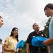 Ann Arbor chief of police John Seto talks with UM senior Brad Murphy during a outreach program run by Beyond the Diag, Thursday, Aug, 29.
Courtney Sacco I AnnArbor.com  